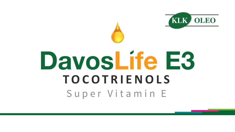 DavosLife E3 Tocotrienols, Natural Source, Natutal Vitamin E for Healthy Ageing